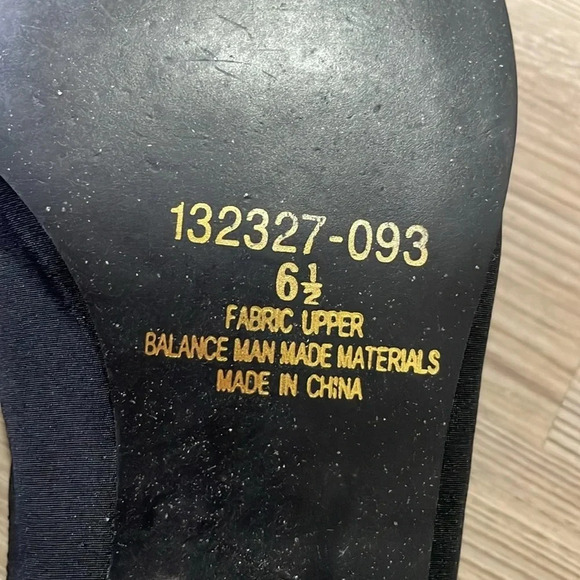 Colin Stuart slides Mules with removable bow/charm Black Square toe Size 6.5 - Picture 6 of 12